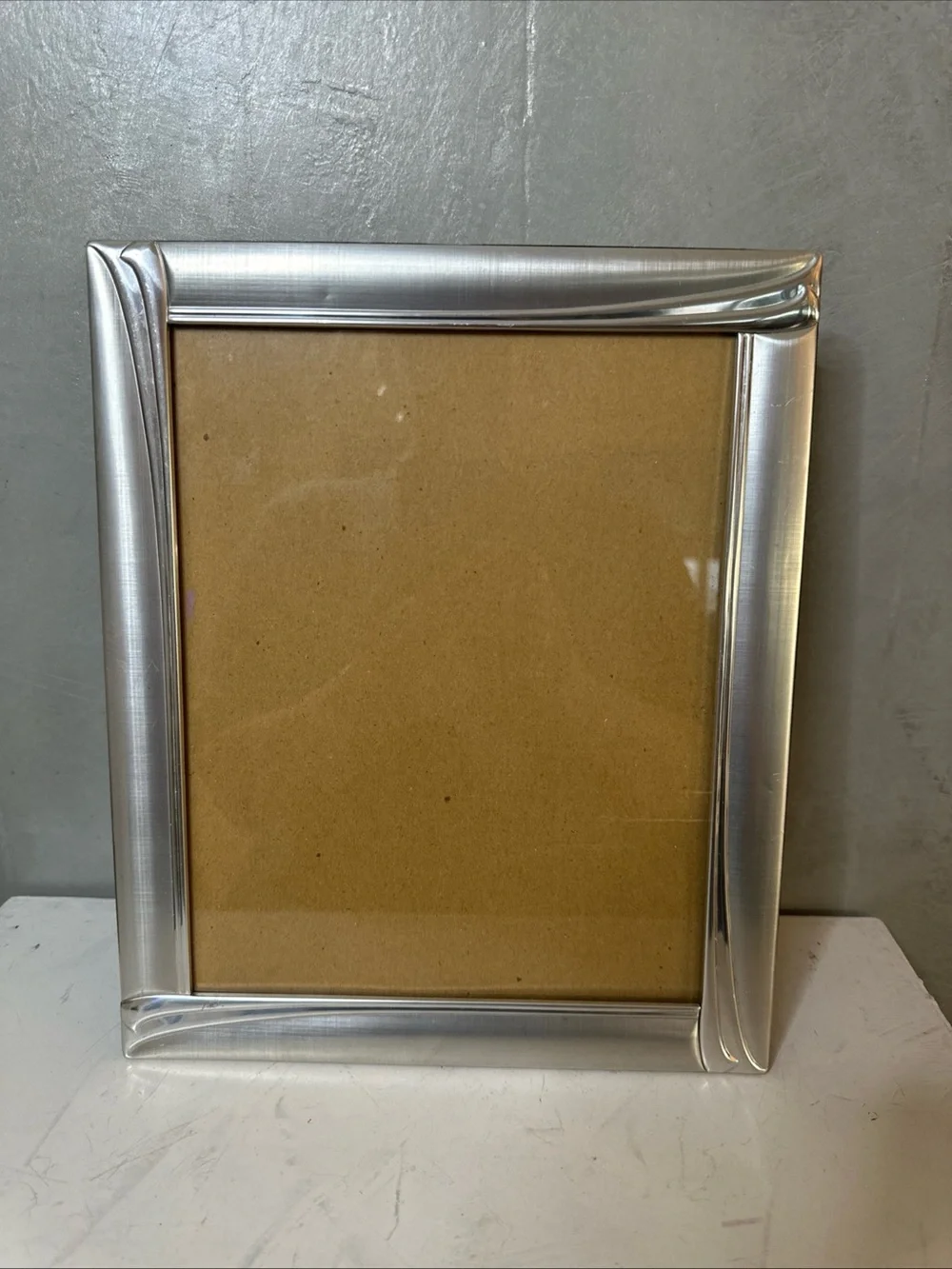 Decorel BRUSHED Silver METAL Photo Picture Frame 8x10